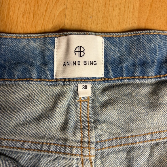 Anine Bing NWT Roy Jean in Nordic Blue Straight Bootcut - Picture 11 of 16